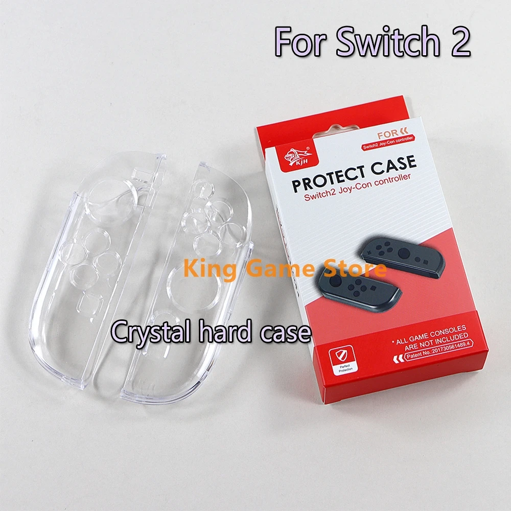 15PCS For Nintendo Switch 2 Joycon Controller Crystal Hard Case Split Protective Cover Joycon Shell Clear Protector for NS2