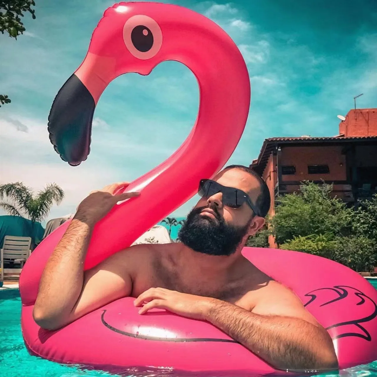 Anel de natação inflável de flamingo, tamanho grande, para adultos e adolescentes, círculo flutuante, piscina inflável, brinquedos, festa na praia