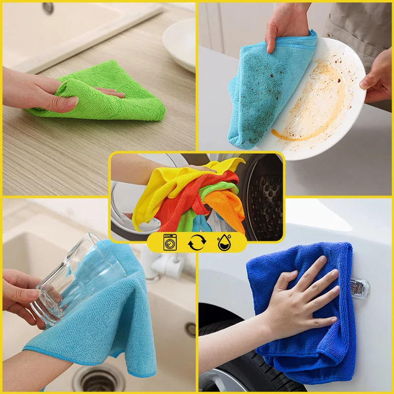Thick Microfiber Cleaning Cloths 5