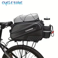 Bolsa de transporte para bicicleta, bolsas para bicicleta de gran capacidad, bolsa plegable para asiento trasero, cesta trasera para bicicleta, alforja impermeable, bolsas para sillín de asiento
