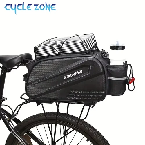 Bolsa de transporte para bicicleta, bolsas para bicicleta de gran capacidad, bolsa plegable para asiento trasero, cesta trasera para bicicleta, alforja impermeable, bolsas para sillín de asiento