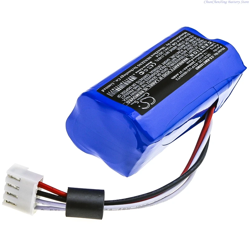 14.4V 2600mAh Medical Battery SE301120 117482-2 F559781,4S1P US18650VT3 for ResMed Respirateur Stellar 150,Stellar 100,R241-7254