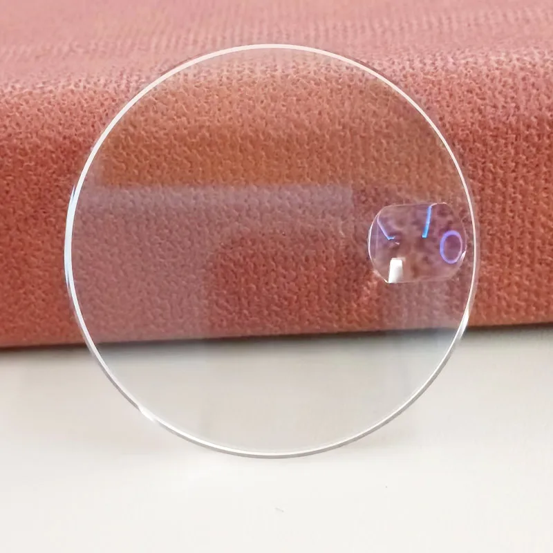 Flaches, dickes 2,5 mm, Durchmesser 30,5 mm, transparentes Kristall-Mineral-Saphirglas, Uhrenteile – Detail 1
