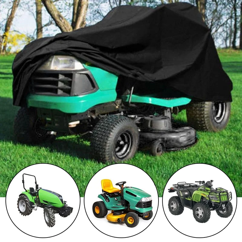 All-Purpose Lawn Tractor Mower Machine Dust Covers 4-wheel ATV Motor Scooter Motorbike Covers Quad Bike Water&Rainproof Cover