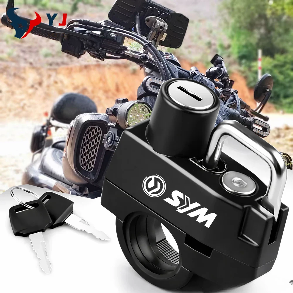 Motorcycle Helmet Lock For SYM JP150 GR125 fiddle 3 FNX150 maxsym 400i 600i Anti-theft Locker Helmet Lock Locking Device