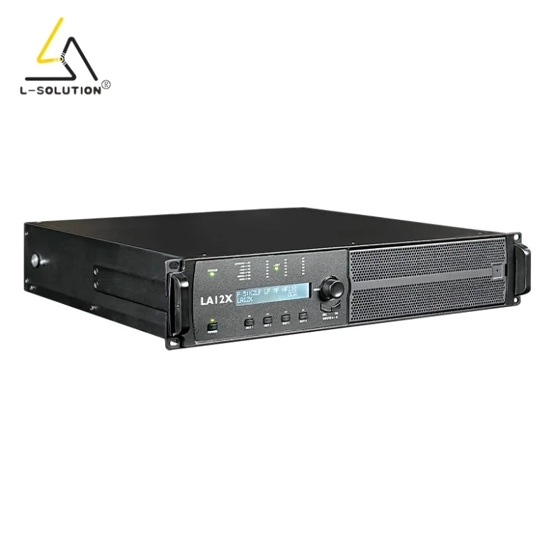 LA12X Professional Audio Sound Amplifier Controller System for DJ for Line Arrays Subwoofer Performance Neodymium Magnet