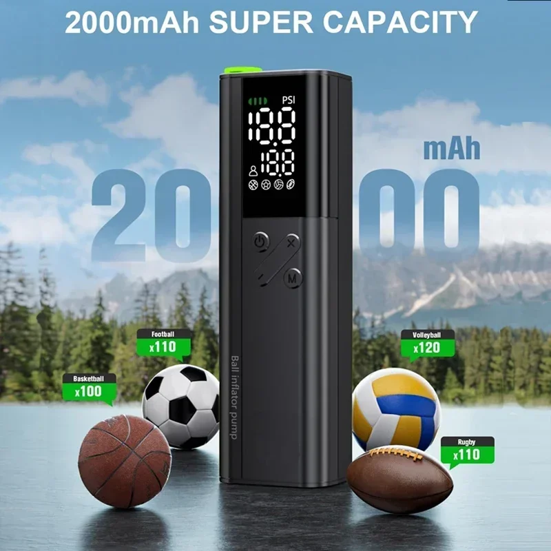 

Автоматический воздушный насос для автомобильных шин 20PSI, воздушный компрессор, проводной электрический надувной насос для автомобиля, мотоцикла, баскетбола с удлинителем, шнур питания