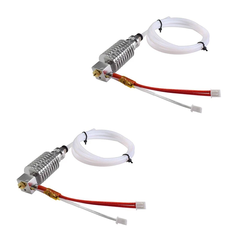 

2 шт., 12 В, 40 Вт, 0,4 мм, V5, экструдер Hotend с J-образной головкой, комплект горячего конца, детали 3D-принтера для ANYCUBIC для I3 Mega, 3D-экструдер-принтер