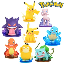 Pokemon Pikachu modello Squirtle Psyduck Blastoise figura di grandi dimensioni Bulbasaur Charmander Eevee doll Kawaii giocattolo per bambini regalo