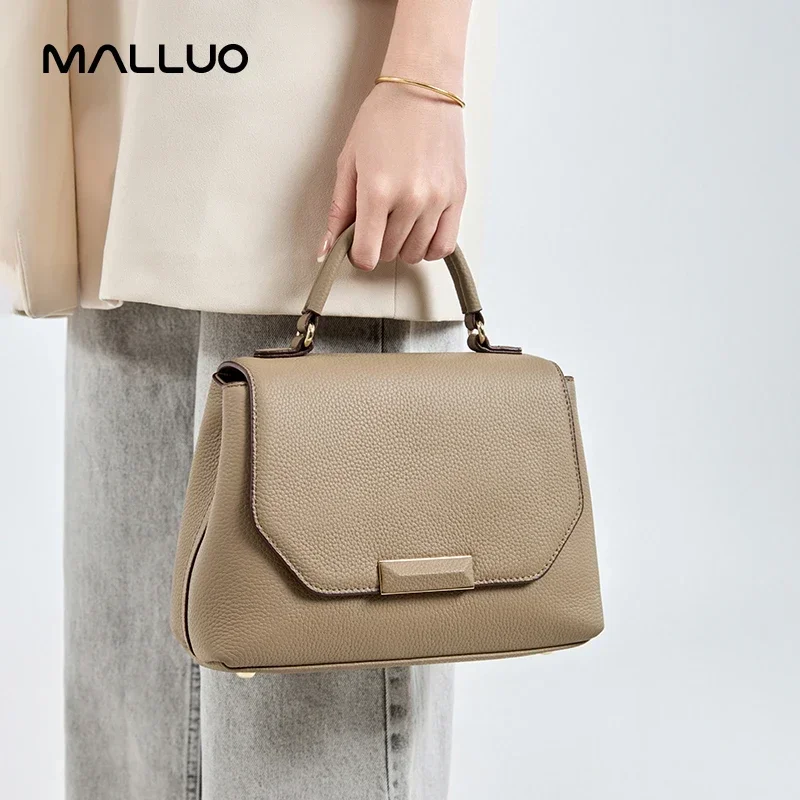 

Women's Cow Genuine leather Crossbody Bags Female Casual versatile leather Handbag Lady Retro first layer Cowhide bag for Ladies