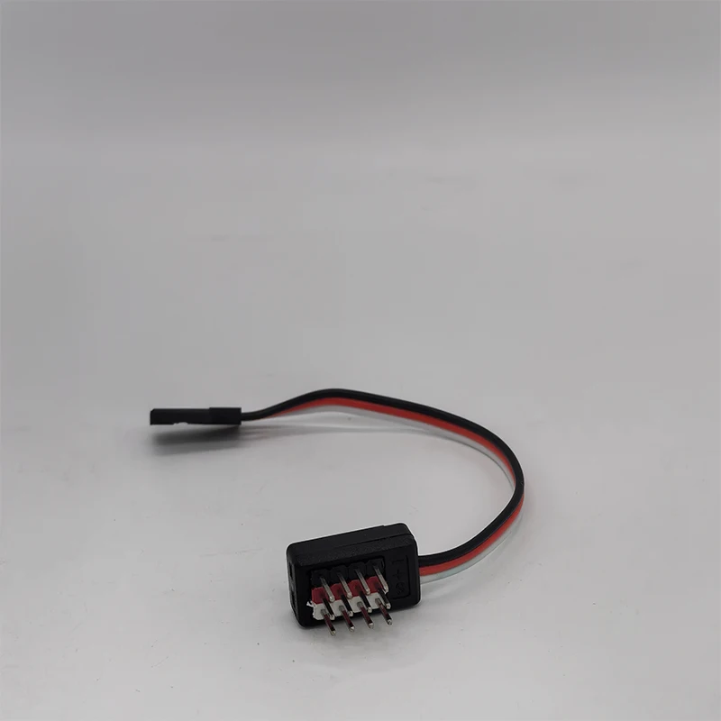 4 in1 JR Plug Parallel Y Extension Wire Cable 1 to 4 Hub Signal Line Lamp Servo Fan Parallel Cable for RC Car Boat Upgrade Parts
