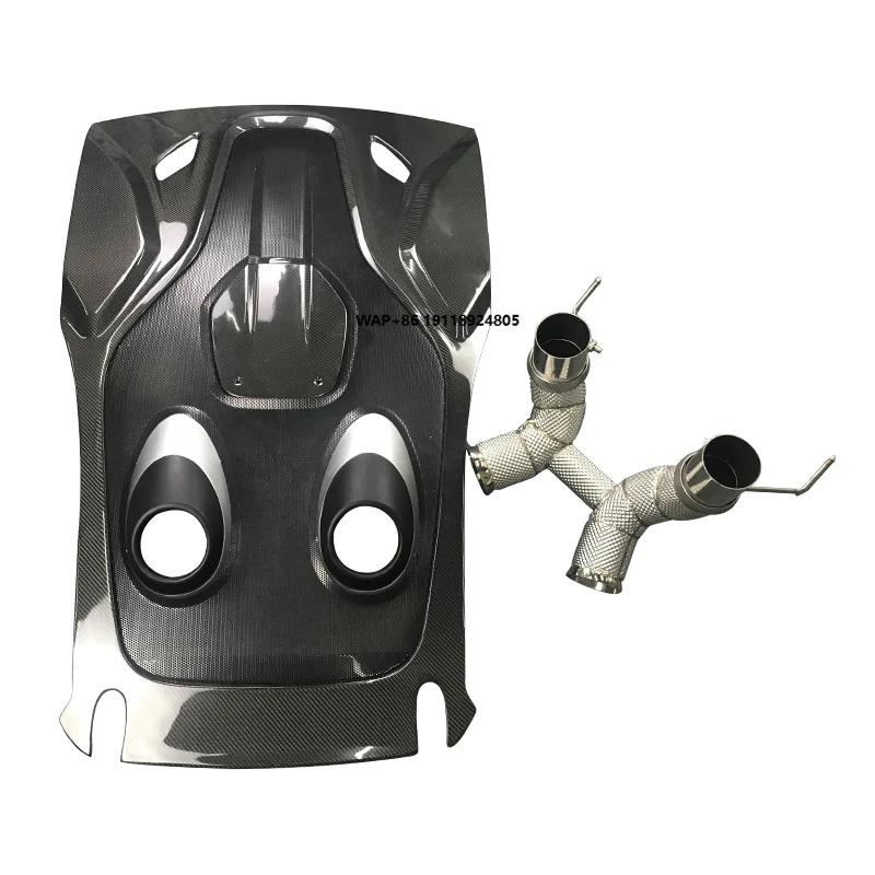 Upgrade Dry Carbon Fiber Engine Cover for  540C 570S 600LT Rear Body Kit for Engine Hood