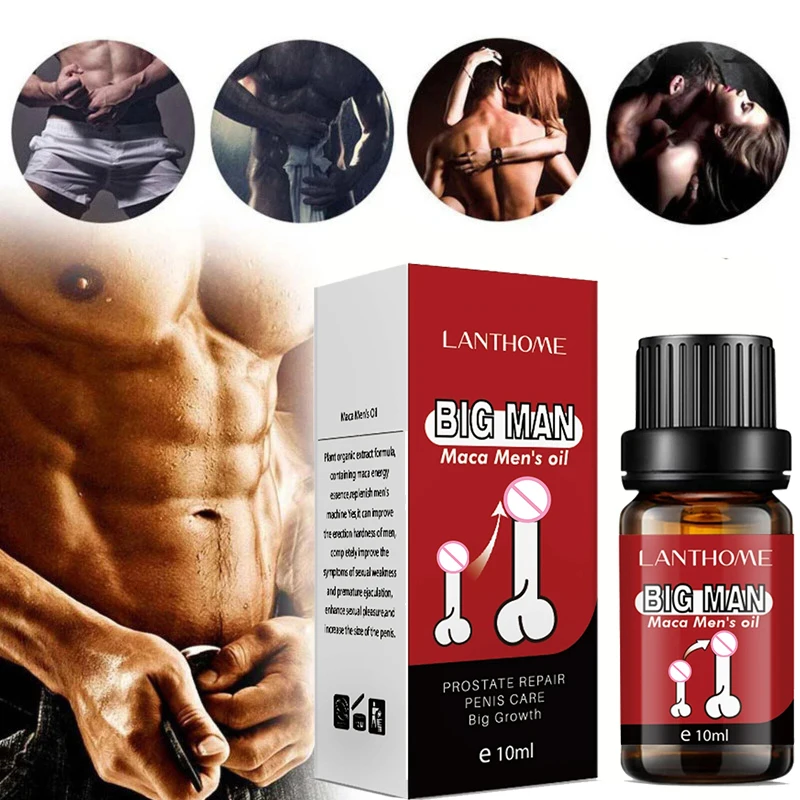 Sexy Adult Man Penis Enlargement Cream Oil Big Dick Sex Delay Cream for Men Penile Increase Growth Lasting Erection Massage Oil