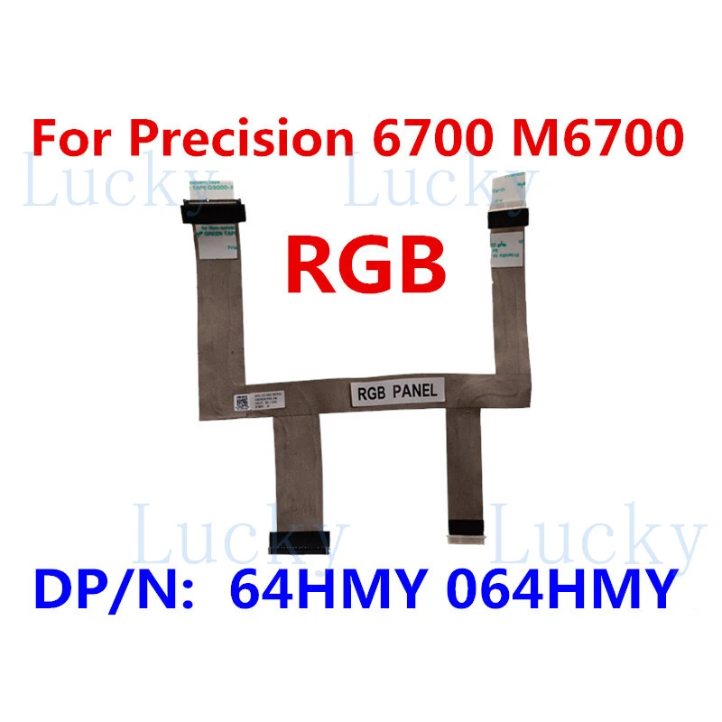 

f For Dell Precision M6700 RGB LCD Ribbon Cable Screen Cable 64HMY 064HMY