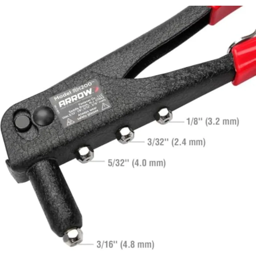 Professionele heavy-duty pop-klinknagelpistoolset met verschillende 120 klinknagels voor industriële reparatie en toepassingen van metaalproductie Dur