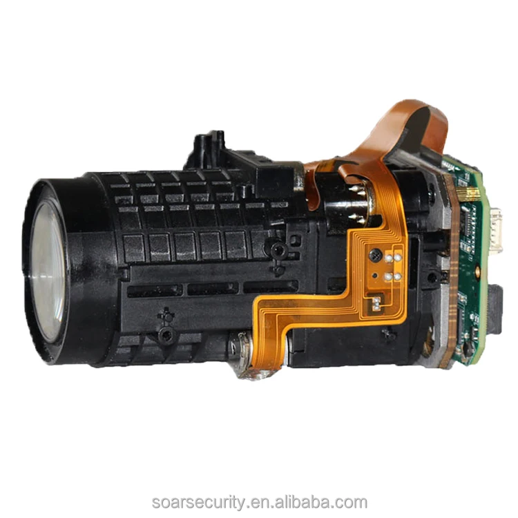 1/1.8'' CMOS Low illumination HD 9-54mm 4MP 6X Starlight Digital LVDS Output Optical Zoom Camera Module