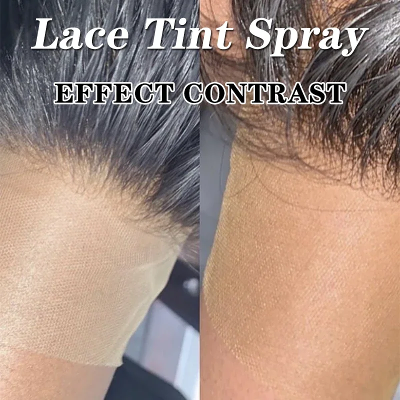 100ML Lace Tint Spray Light Brown/Medium Brown/Dark Brown Melting Lace Dye Skin Tone Tint Foam For Lace Front Wigs