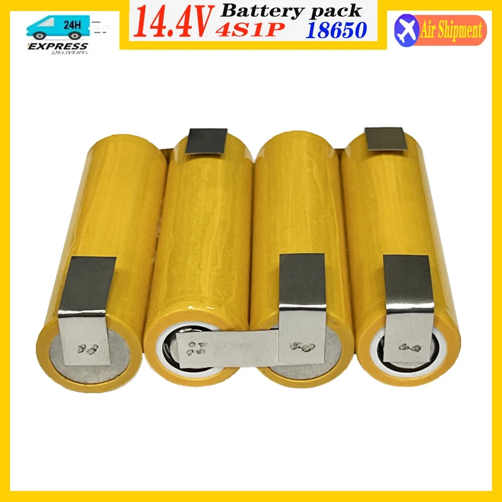 

New 14.4V Full 5000mAh 18650 Rechargeale Li-ion Battery Pack for Parkside X0170LIB PD20080830 Tool DIY Weld Installation