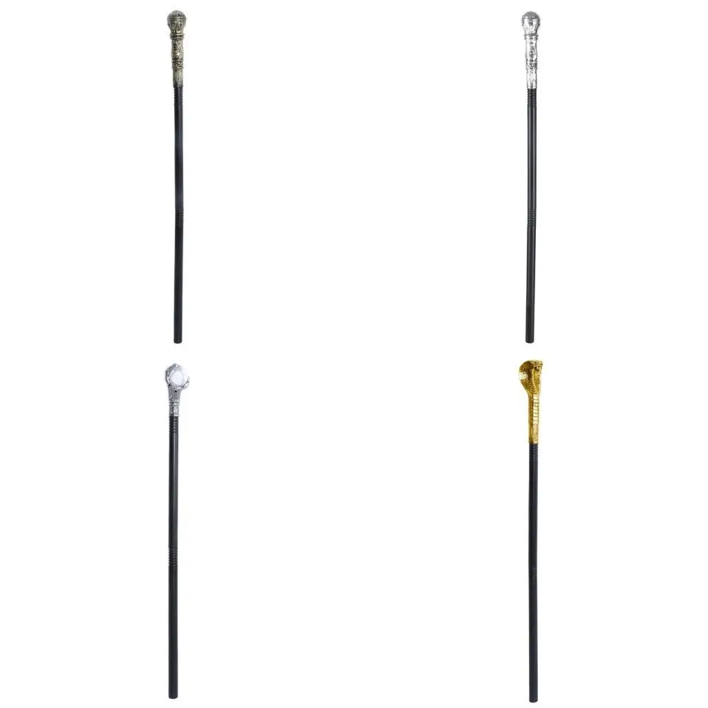 

R1WE King Cobras Pimp Cane Egyptian Staff Scepter for Emperors Halloween Cosplay Costume Accessory Props King Scepter