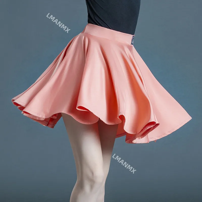 

Детская юбка для латинских танцев, полуюбка, летняя юбка для девочек, новая детская танцевальная юбка национального стандарта