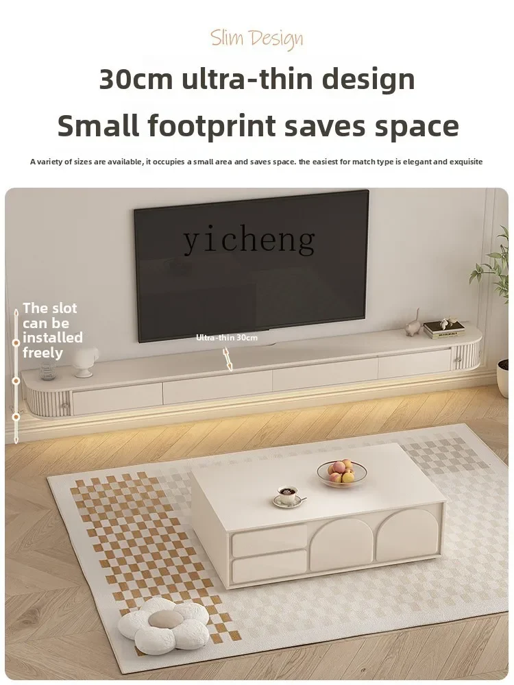 GZ-1  Wind Suspended Background Wall Hanging Cabinet Wall Cabinet Living Room Household Suspended Cabinet Shielding Socket