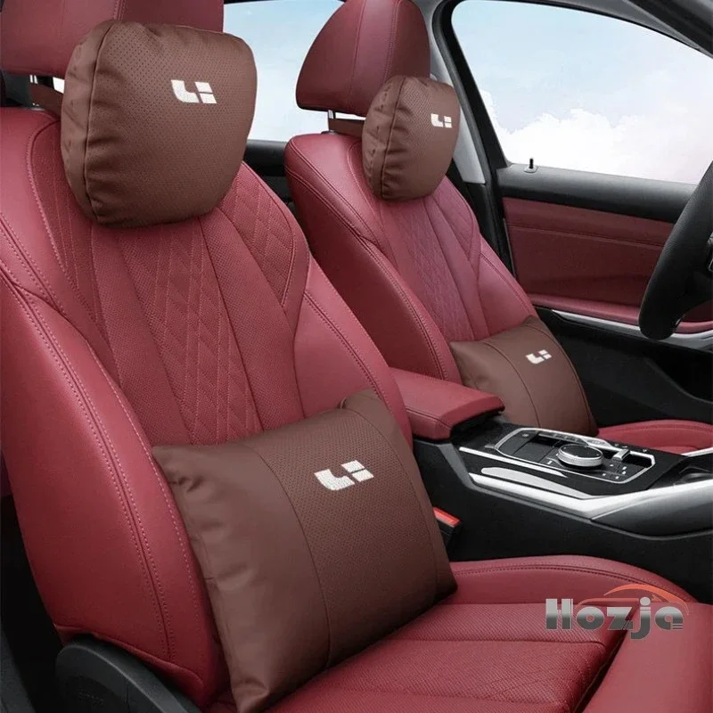 التطريز شعار سيارة مسند الرأس قطني وسادة الرقبة وسادة ل Lixiang LI Auto L7 L8 L9 pro MEGA i8 i6 2022 2023 2024 2025 2026 #4