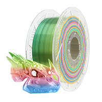 Conjure Silk PLA Rainbow Matte Multi-Color 1.75mm Dual/Tri Colors Fast Filament Plastic 1KG For 3D printer Materials