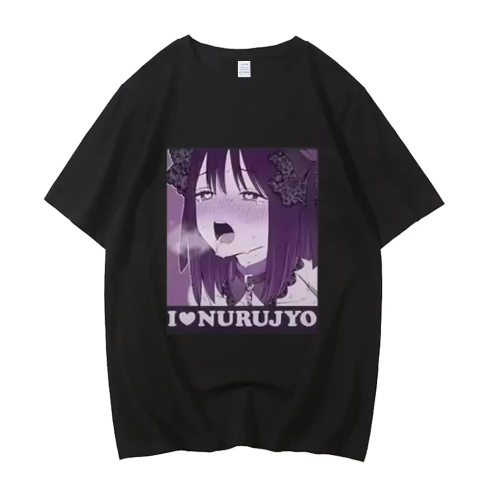My Dress-Up Darling Marin Kitagawa Graphic T-shirt Vintage Cosplay Anime Men's Clothing Women's Crew Neck Cotton Short Tee Tops