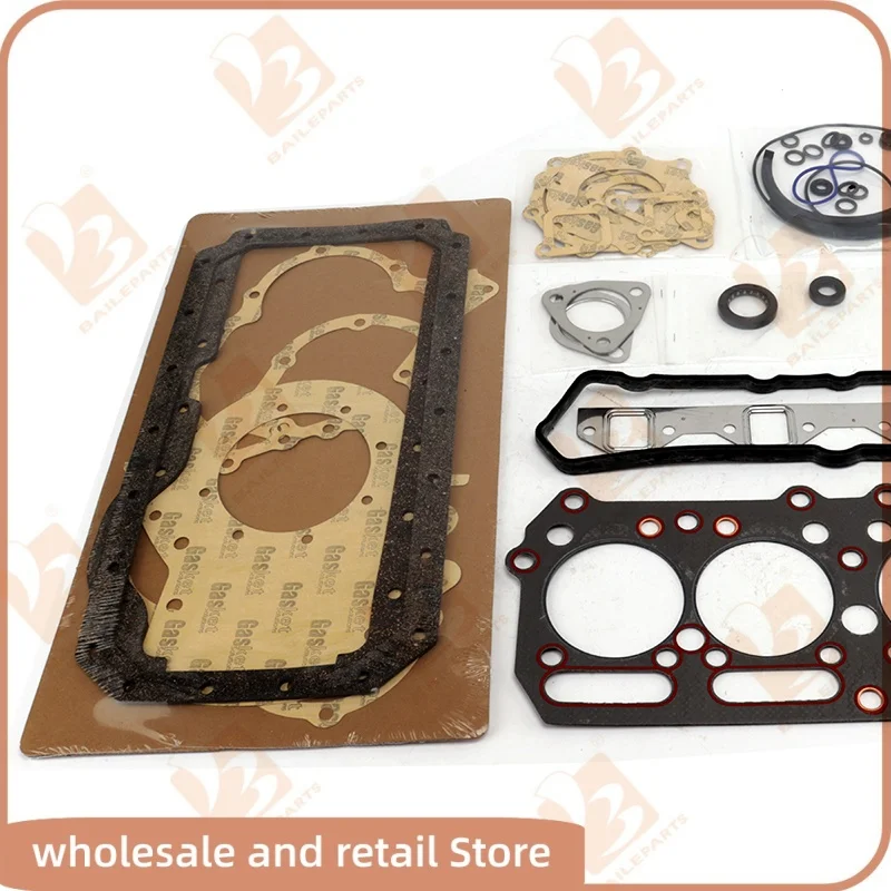 

4DQ7 For Mitsubishi Full Gasket Kit Set or Cylinder Head Gasket Diesel Engine Forklift Overhaul Rebuild Kit Spare Parts