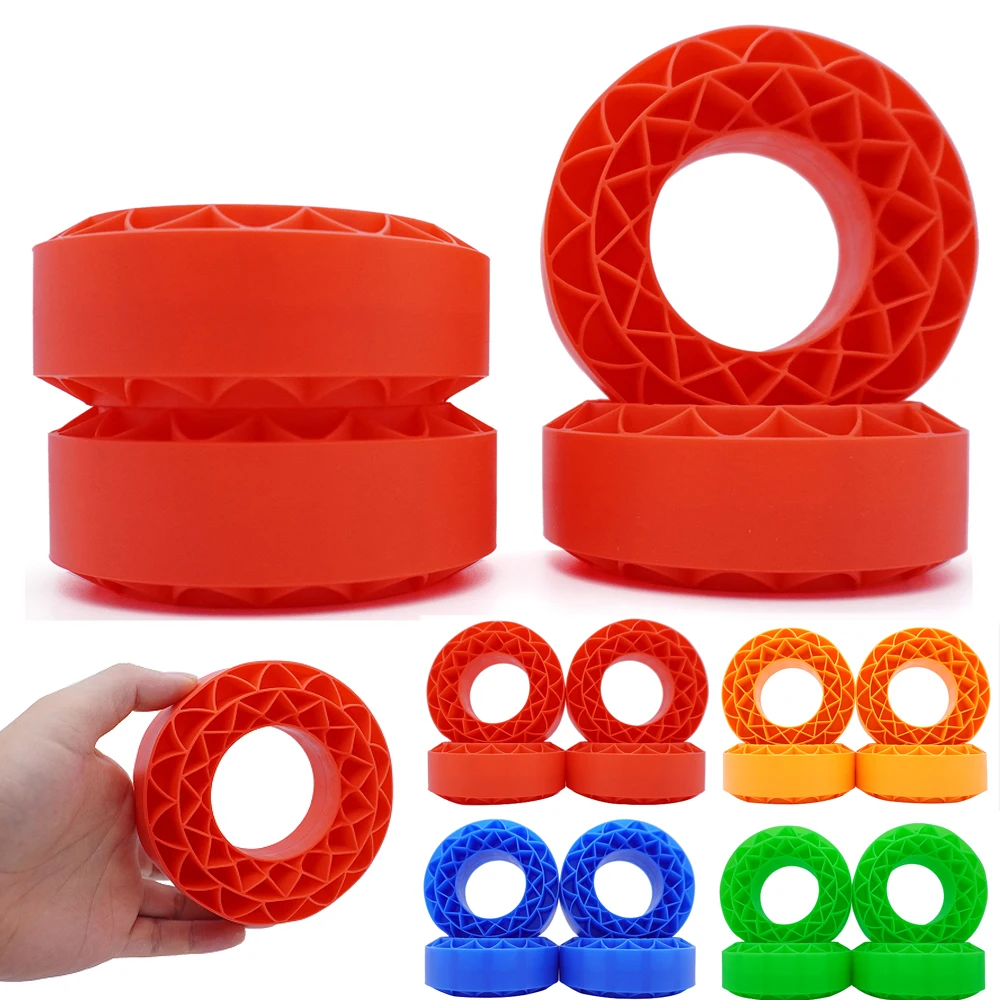 1.9inch Tires Insert Silicone Rubber Insert Foam Fit 118-122mm Wheel Tire Inner Filler Waterproof for 1/10 TRX4 TRX6 SCX10