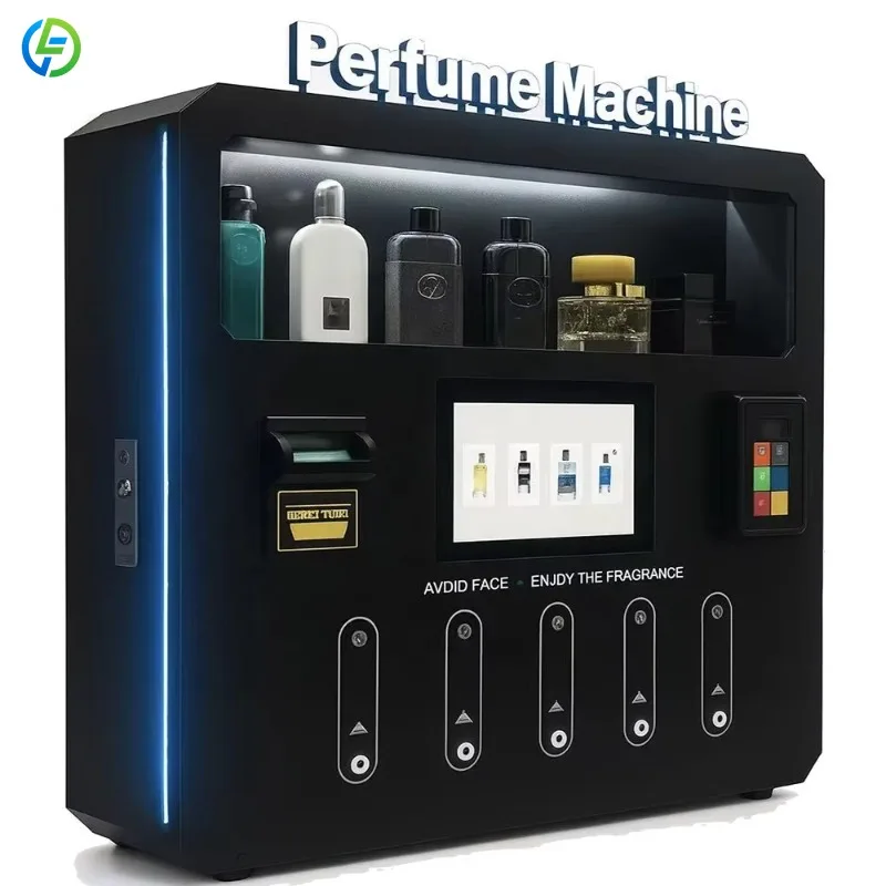 FOODLINE Customized Trendy Aroma Diffuser  Spray with  Customizable Colors Lights Perfume Vending Machine with LED
