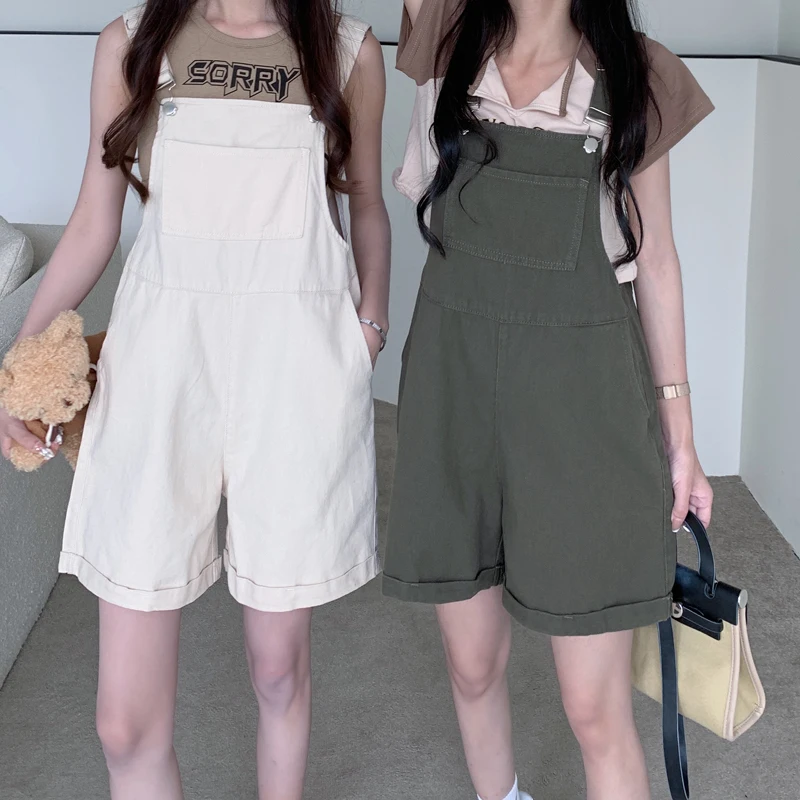 Slimming Wide Leg ort Denim Overalls for Women Thin Autumn New Sle Loose Fit Faionable Anti-Wrinkle High Waist Jeans
