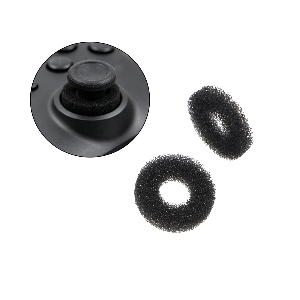 For PS5 Console Full Protection Kit Silicone Dust Plugs Set Dust Cover Anti-Slip Thumb Stick Grips Joystick Sponge Cushion Ring