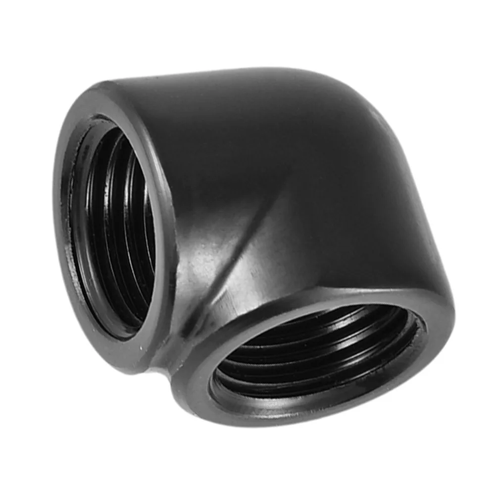 Picture 4: 2PCS 90 Degree G1/4 Thread Adapter Double Internal Thread Black/Silver/White PC Water Cooling Water Cooling Fitting PC Computer