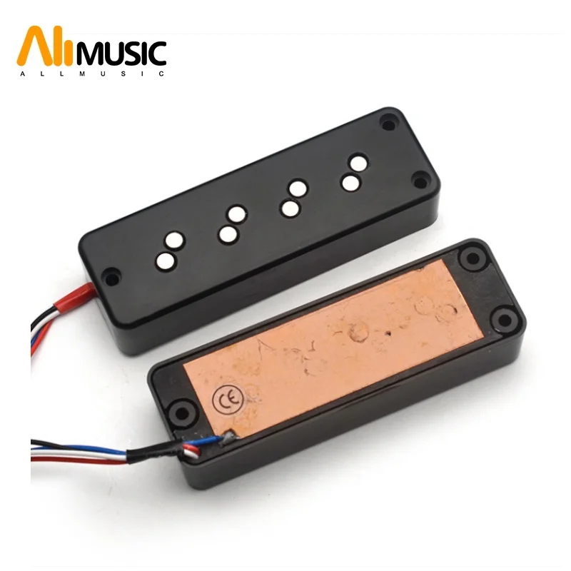 

Alnico 5, сложенный 3-отверстий, 4-струнный басовый хамбакер с остраиваемым полиэфирным шумоподавлением, 4 выхода провода, разделенная намотка