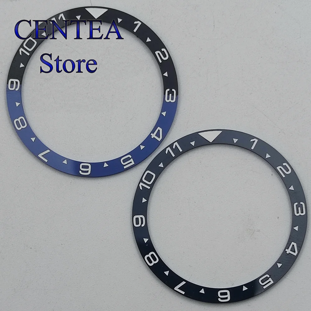 

RICHUS 38mm Flat Ceramic Bezel Dark Blue Black Watch Bezel replacement Watch accessories parts