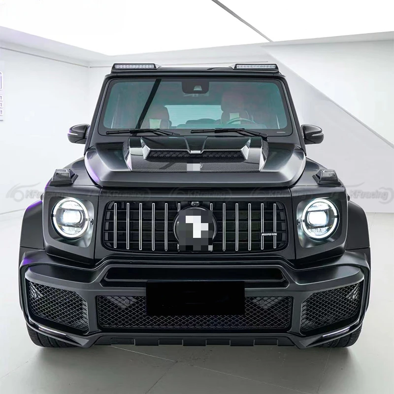 Upgrade Brabu B800 Dry Carbon Fiber Body Kit Hood With PP Material For Mercedes Benz G-Class W464 AMG G63 Brabu Kit 2019-2022