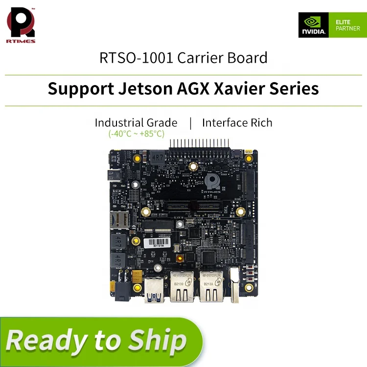 Realtimes NVIDIA Official PartnerJetson AGX Xavier Carrier Board RTSO-1001 AGX Xavier Industrial For Jetson AGX Xavier Module