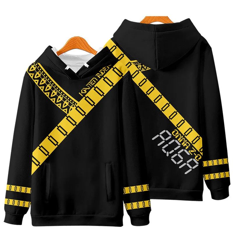 2023 New Kamen Rider 3D Printing Men/Women Autumn Winter Anime Hoodies Sweatshirt Long Sleeve Hoodie Harajuku Cartoon Tops