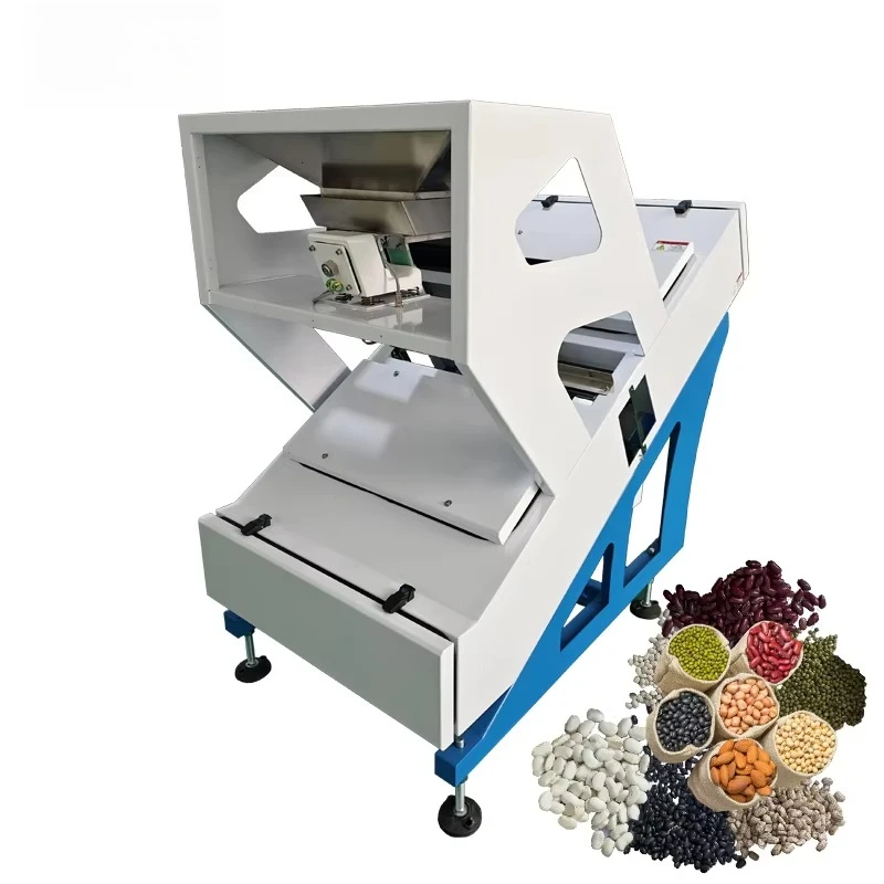 Multi-Purpose Automatic Color Sorter for Grain Cardamom Beans Green Soybeans Green Bean Grading Machine Shape Sorter  Customized