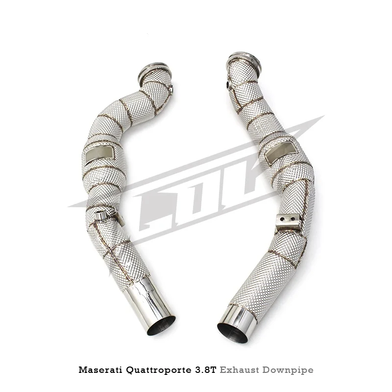 Head Section High flow Pipes Exhaust Pipes branch downpipe Exhaust Pipe with catalyst for Maserati Quattroporte 3.8T