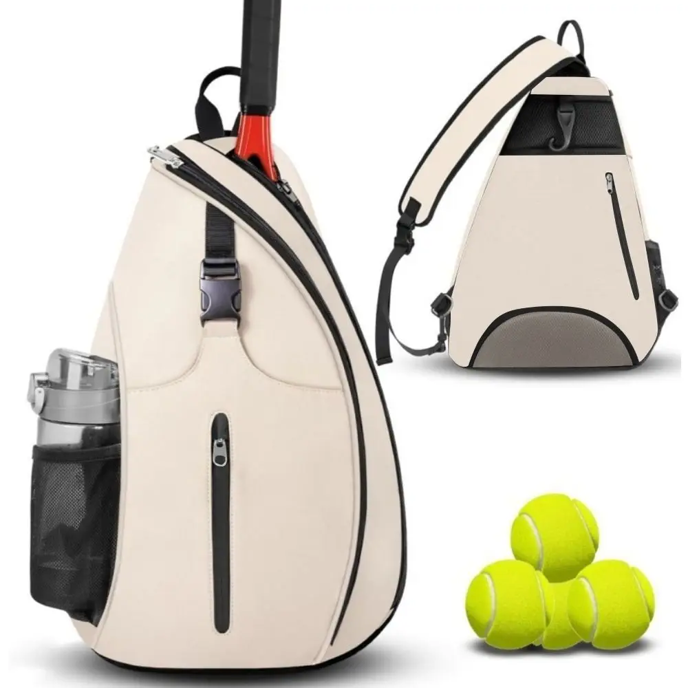 Zipper Closure Pickleball Rackets Backpack Large Capacity Reversible Pickleball Paddle Bag Durable Strong