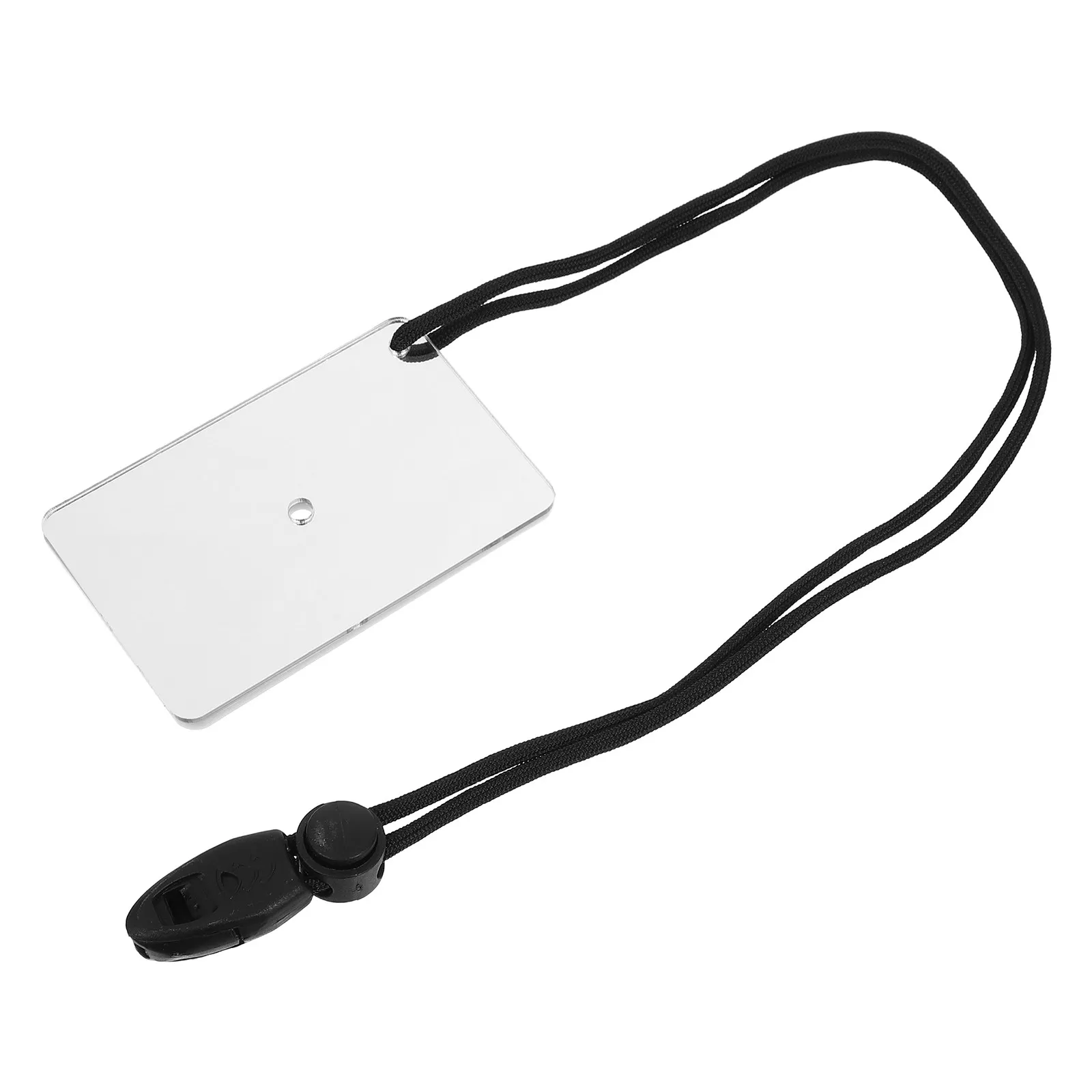 Survival Signal Mirror Acrylic Reflective Safety Emergency Outdoor Rescue Tool Hiking Camping Backpacking Distress Signaling