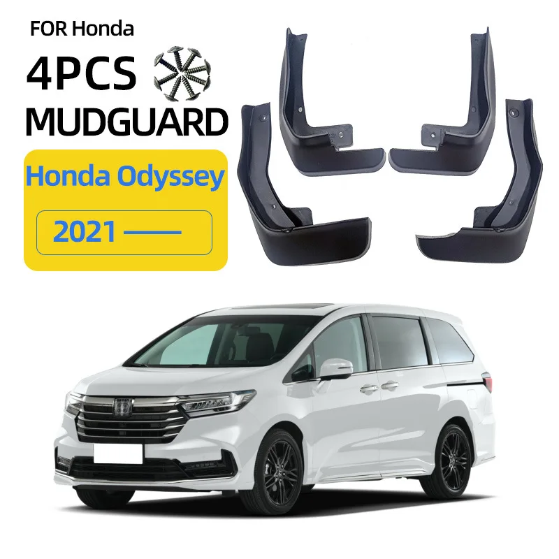 

For 2021-2024 Honda Odyssey Mudguards Fender Mudflaps Front Rear Flares Splash Guards Cover Car Accessorie