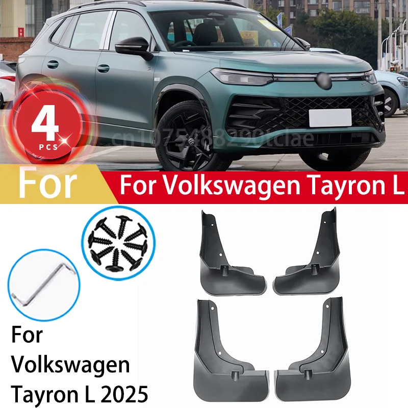 

4pcs Mudguards For VW Volkswagen Tayron L 2025 Mud Flaps Splash Guard MudFlaps Front Rear Fender Protector Car Accessories