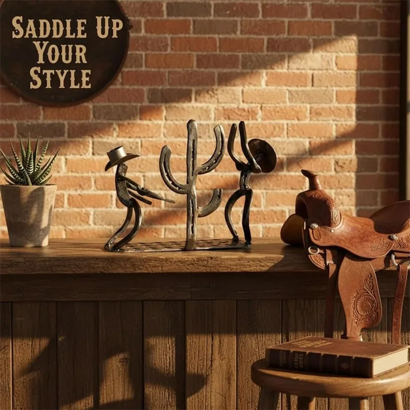 New Cactus Wine Bottle Holder Creative Metal Wine Bottle Holder Tabletop Ornament