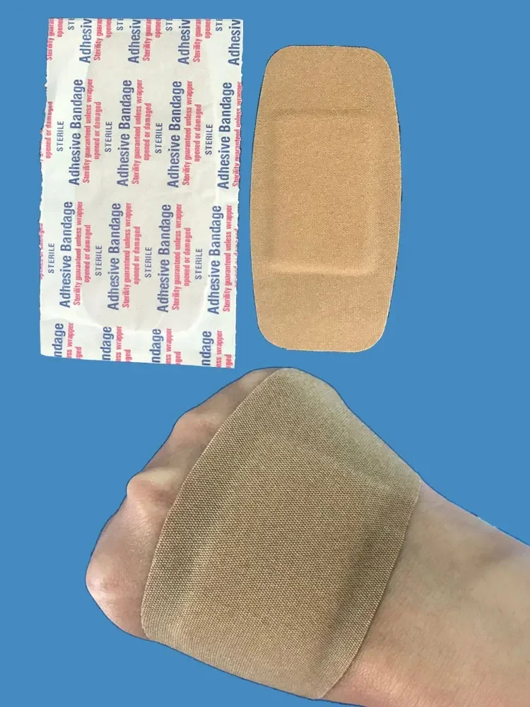 10Pcs Breathable Skin Healing Patch Big Band Aid First Bandages Medical Self-Adhesive Plaster Wound Oval Dressing Muscle Taping