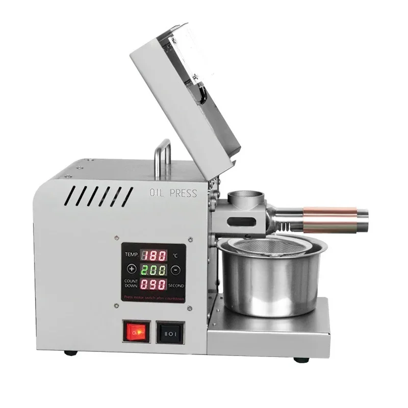 X5S умный бытовой пресс для масла 3-5 кг/ч пресс для пищевого масла из нержавеющей стали пресс для арахиса/кемпинга пищевое масло DIY кухня