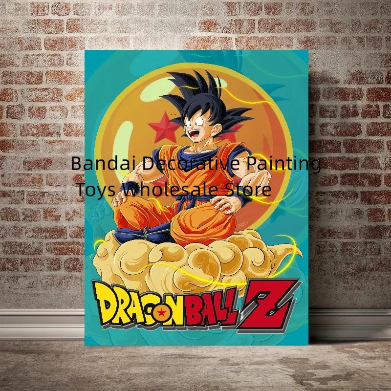 Anime Canvas Painting Japan Dragon Ball Super Saiyan Goku Vegeta Gohan Trunks Poster Prints Pictures Wall Art Home Decor Gift