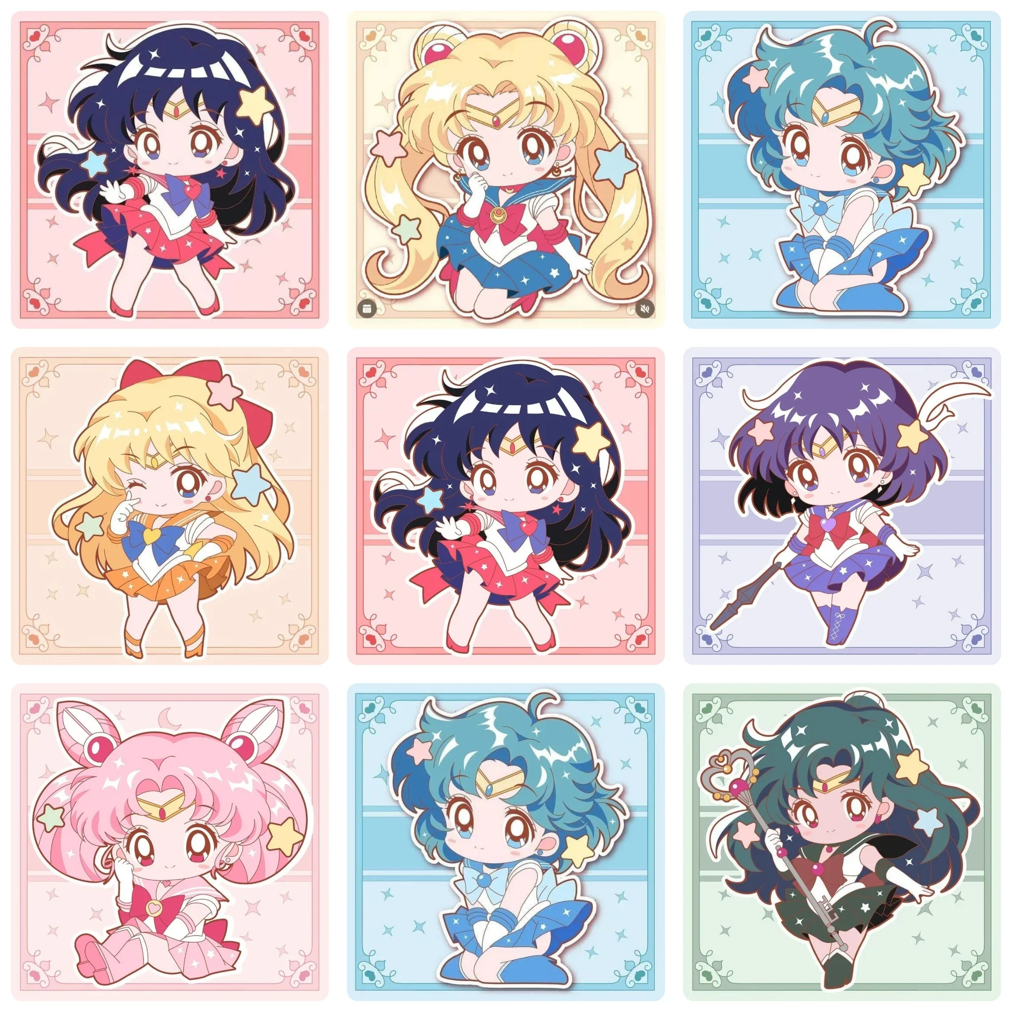 Pintura de diamantes de Sailor Moon para hacer tú mismo. Sailor Moon, personaje de anime de la joven mágica Chibi, ideal para decorar la pared de la sala de estar. Un regalo exquisito.